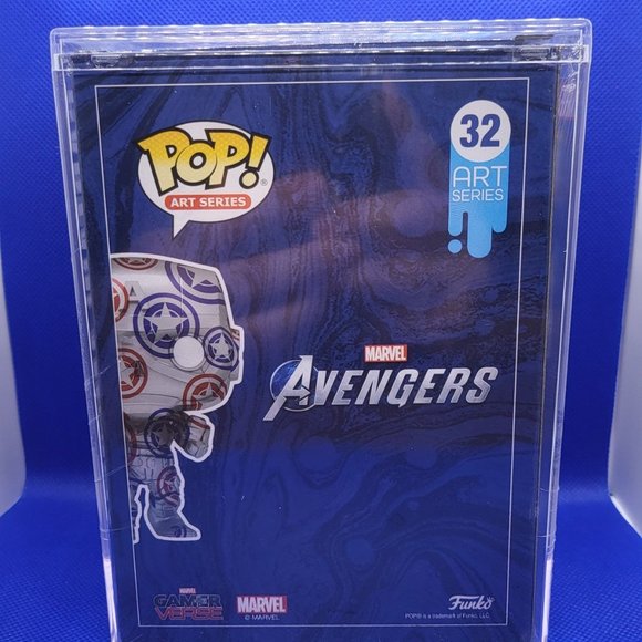 Marvel Avengers Captain America Art Series Target Exclusive Funko Pop - Picture 3 of 9